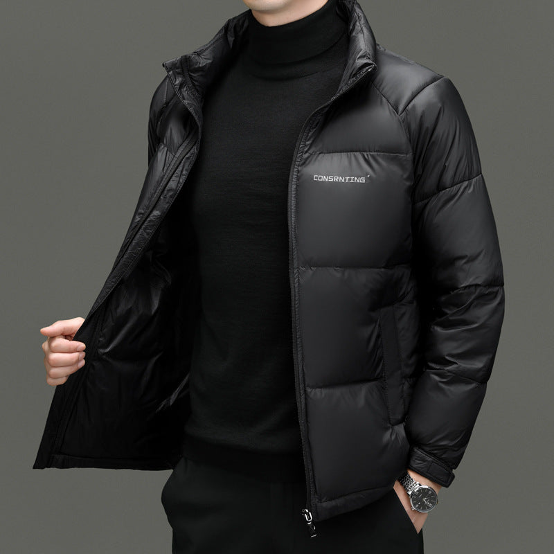 Men's High-end Stand Collar Coat Super Thick